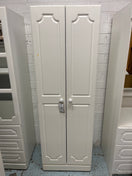 Switch Tall 2 door white laminate wardrobe 2125 2 image