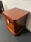 Switch Cherry veneer 3 drawer bedside locker (H 60 x W 52 x D 50 cm) 2225 2 image