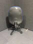 Switch Second Hand Blue fabric swivel chair with fixed arms 2 image