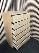 Switch 5+2 beech laminate chest of drawers 1126 3 image
