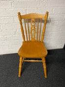 Switch Rubberwood heart back solid wood kitchen chair  1225 2 image