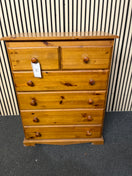 Switch Solid pine chest, five drawers, (h 100 x 78 x d 42 cm)  44287 2 image