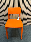 Switch Stark solid ash timber frame sidechair in orange 2 image