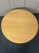 Switch Oak laminate circular dining table (106 cm) Jysk  44313 2 image