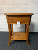 Switch Solid pine one drawer lamp table  2225 2 image