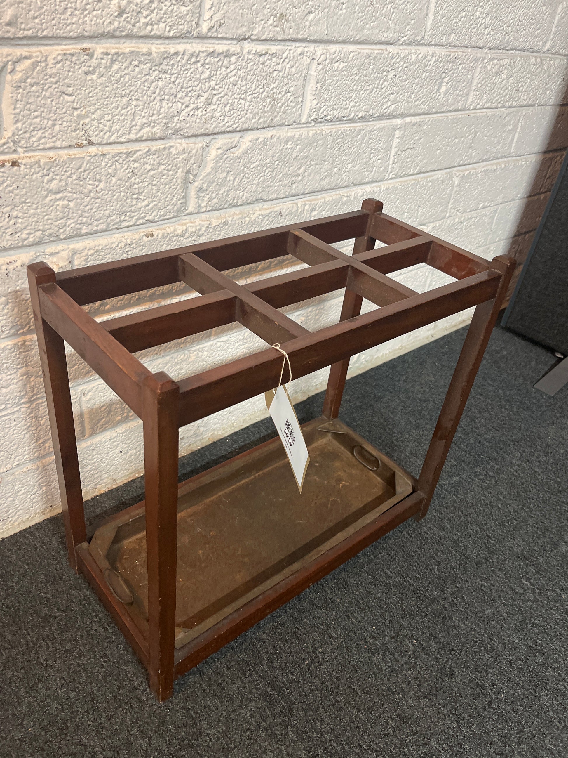 Mahogany umbrella stand 2225