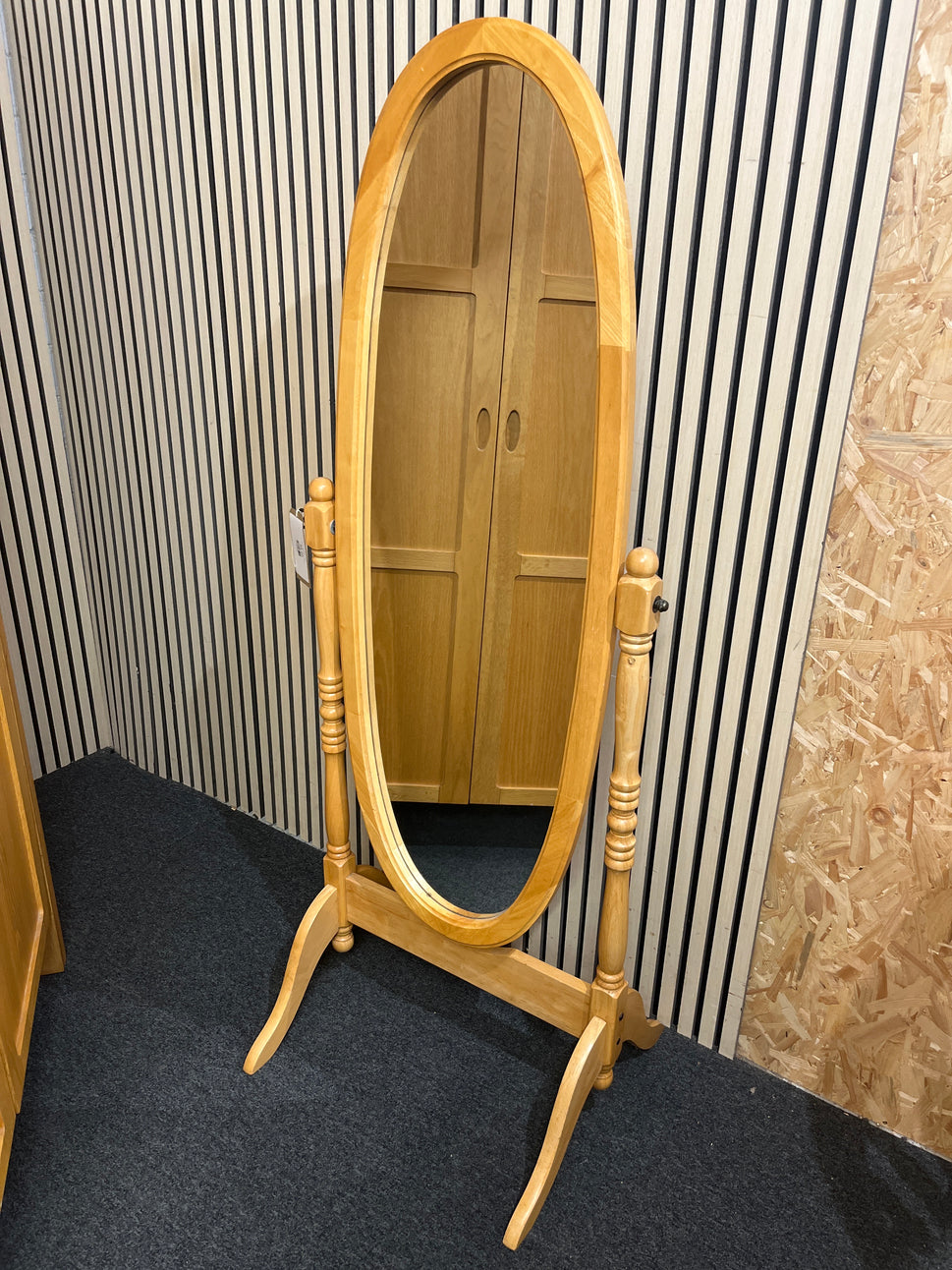 Beech cheval mirror  43722