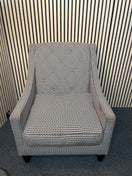 Switch Large white and black patterned fabric highback armchair  3325 2 image