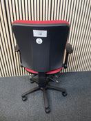 Switch JOTA 2 lever High back swivel chair with height adjustable arms - PASTEL RED 3 image
