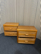 Switch Teakwood two drawers bedside locker 2 image