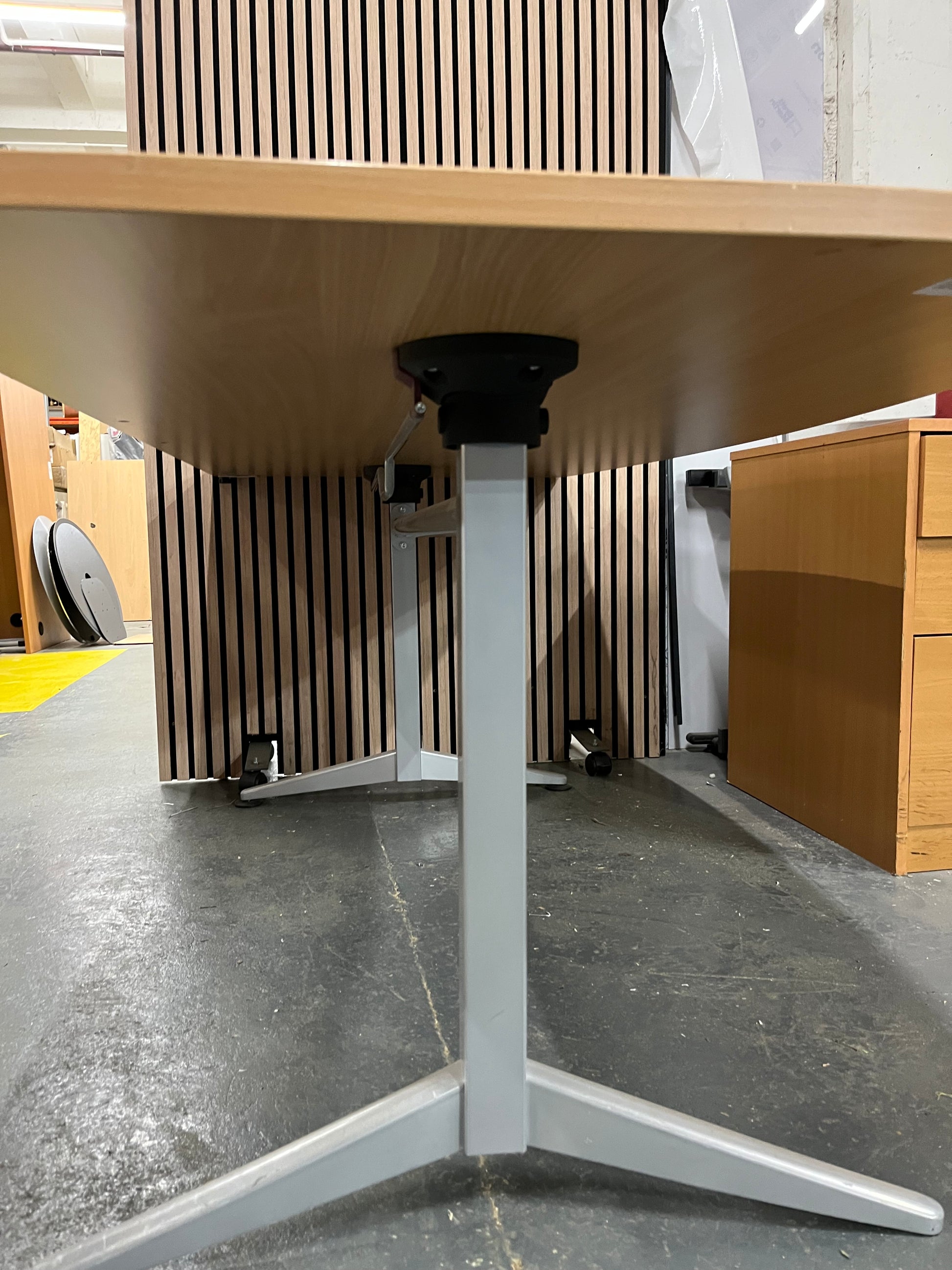 Beech tilt top table 1800 x 860