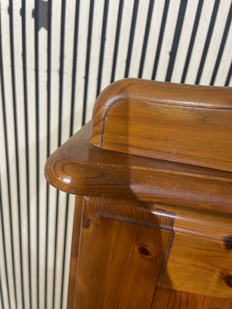 Traditional pine double wardrobe featuring two doors and two drawers, height 192 cm, width 89 cm, depth 60  cm  44739