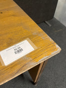Switch SECONDHAND teak laminate desk with fixed drawers on RHS 2 image