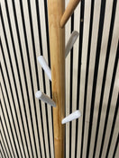 Switch Tall Pine coat stand with white metal base 3 image