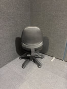 Switch Charcoal fabric second hand swivel chair- no arms 2 image
