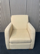 Switch High back modern oatmeal fabric armchair 4225 2 image