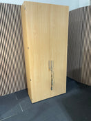 Switch Tall beech 2 door bookcase with shelves- 225cm H x 99 cm W x 45 cm D  3425 2 image