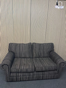 Switch 2 seater black and grey stripe fabric sofa  3325 2 image