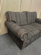 Switch 2 seater black and grey stripe fabric sofa  3325 3 image