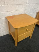 Switch Hardwood 3 drawer bedside locker  1325 2 image