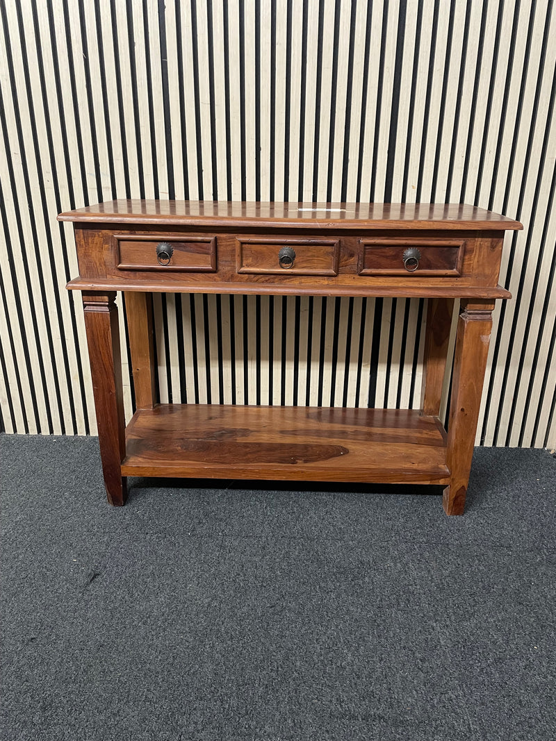 Mahogany 3 drawer bedside locker matching (SET OF 2)  44780