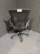 Switch Black mesh back, mesh seat swivel chair with adjustable arms 2 image