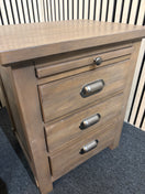 Switch Solid grey oak 3 drawer bedside locker (SET OF 2) 2226 2 image