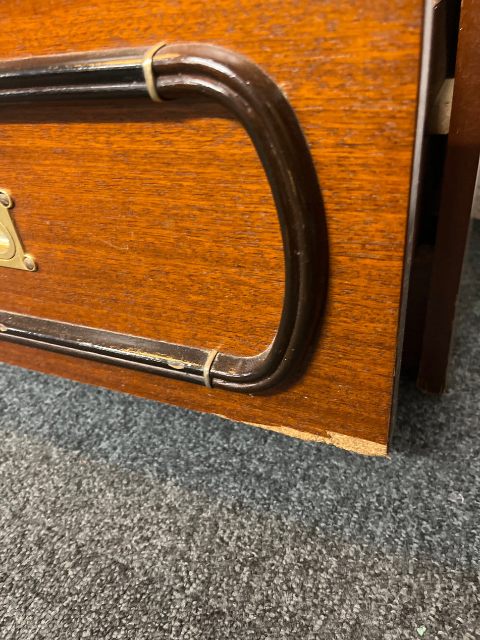 Small mahogany bedside locker  2225