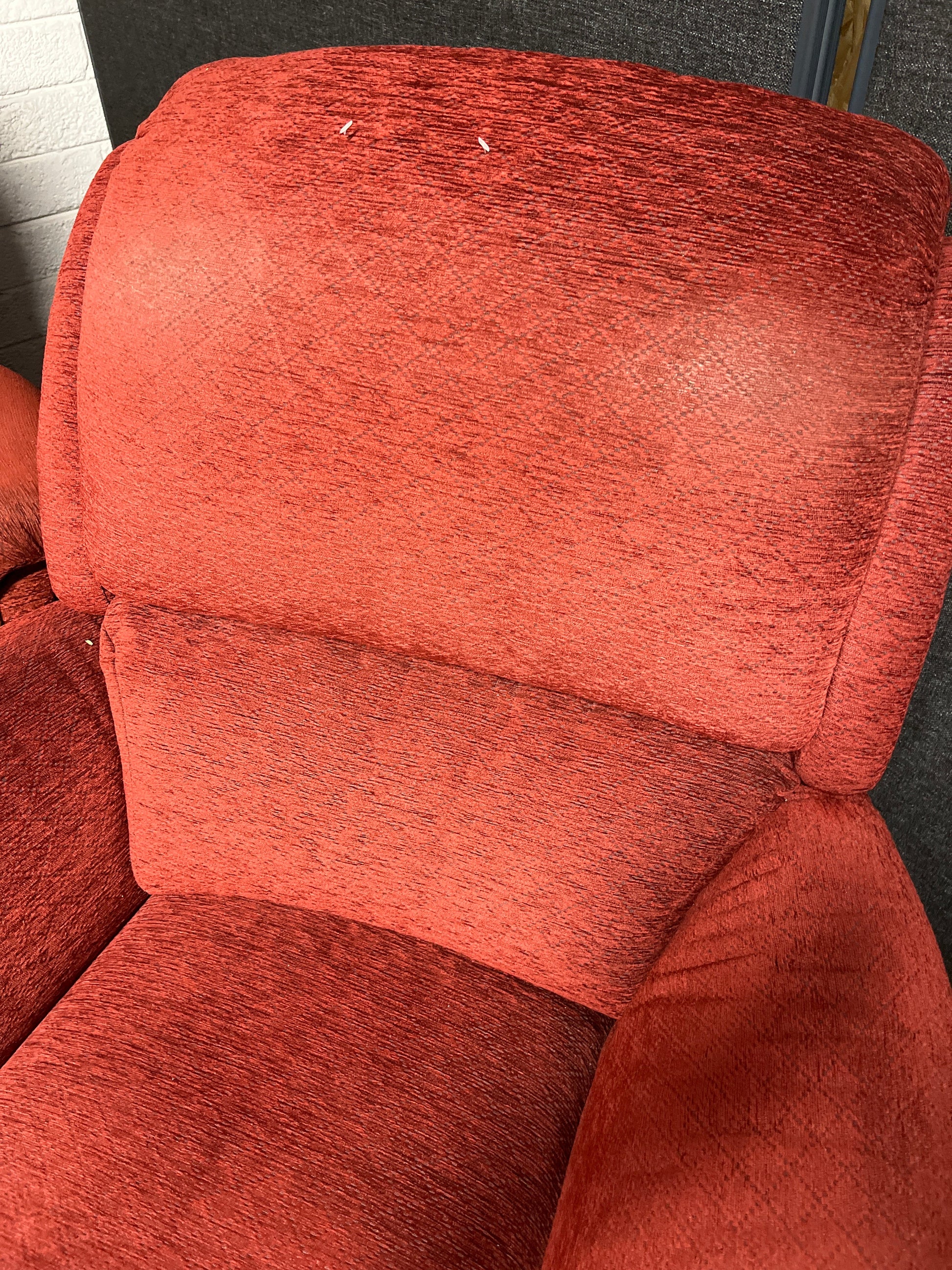2+1+1 Wine fabric recliner set%A0 1225