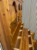 Switch Traditional solid pine dresser with plate racks, drawers, and cupboards.  44495 3 image