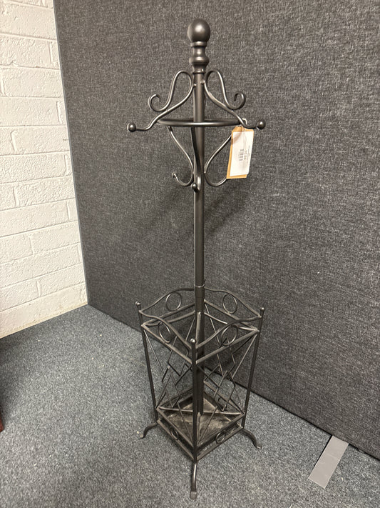 Black metal umbrella stand  1225
