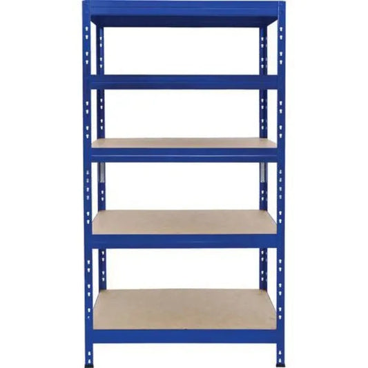 New Quick Click Shelving 1800mm High x 900mm Wide x 450mm Deep - 5 Shelf Positions - Loading 350kg/Shelf