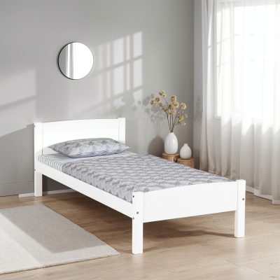 NEW Amber 3ft bed frame- White