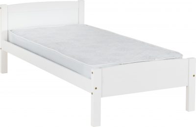 NEW Amber 3ft bed frame- White