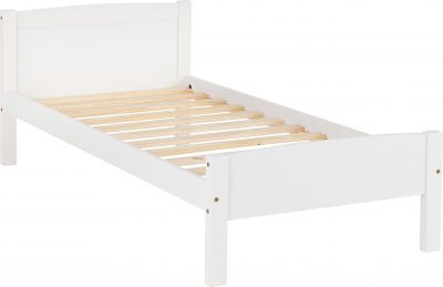 NEW Amber 3ft bed frame- White