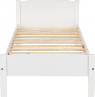 NEW Amber 3ft bed frame- White