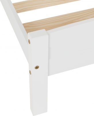 NEW Amber 3ft bed frame- White