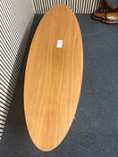 Switch Oval low walnut modern coffee table 1425 2 image