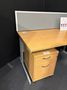 Switch Ex Demo 1400*800 beech straight cantilever desk 2 image