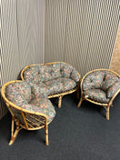 Switch Cane framed fabric seat 3+1+1 sofa suite 2325 2 image