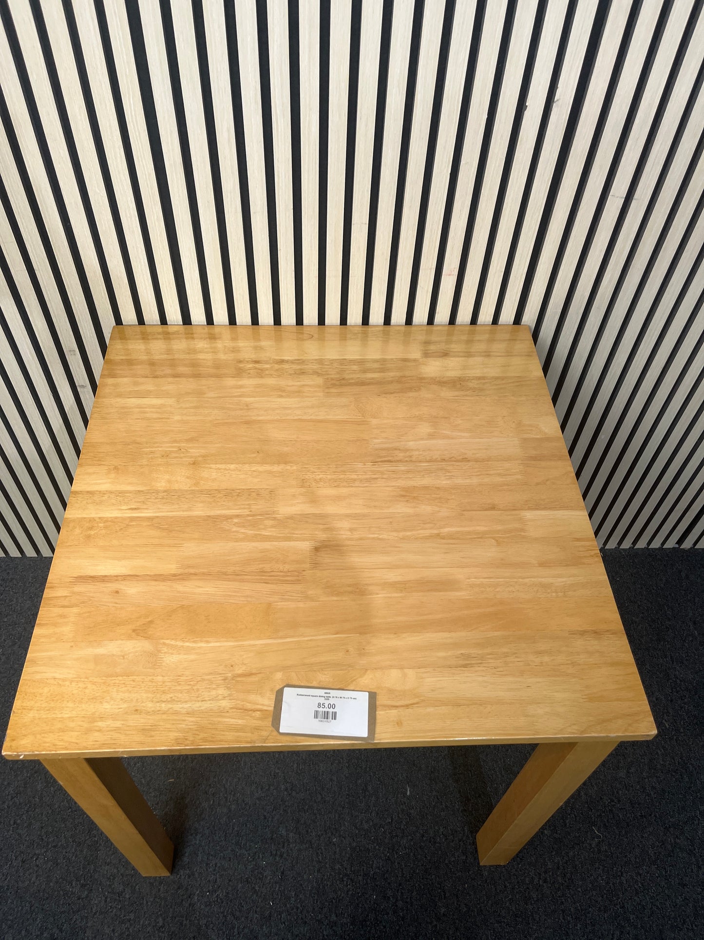 Rubberwood square dining table  (H 76 x W 75 x D 75 cm) 3325