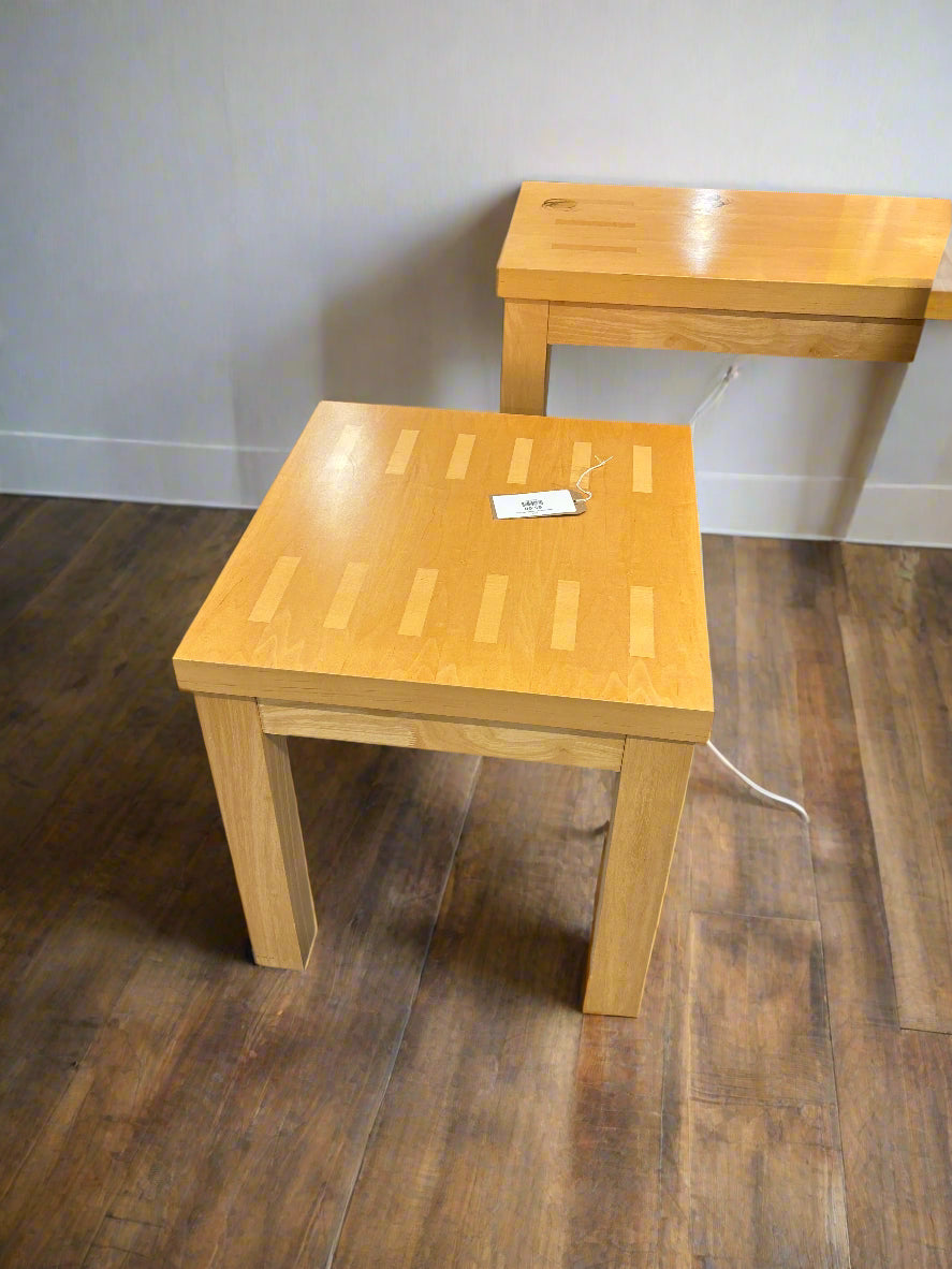 Solid beech low console table  2125
