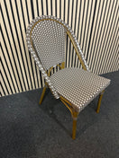 Switch Rattan style outdoor brown and cream stacking chair 1126 3 image