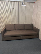 Switch Large 3 seater Ikea brown fabric sofa bed (Width 230 cm) 43340 2 image