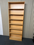 Switch Large oak laminate office bookcase (H 215 x W 85 x D 30 cm) 2 image