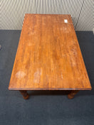 Switch Hardwood dark stained large kitchen table (L 107 x W 184 cm) 3 image