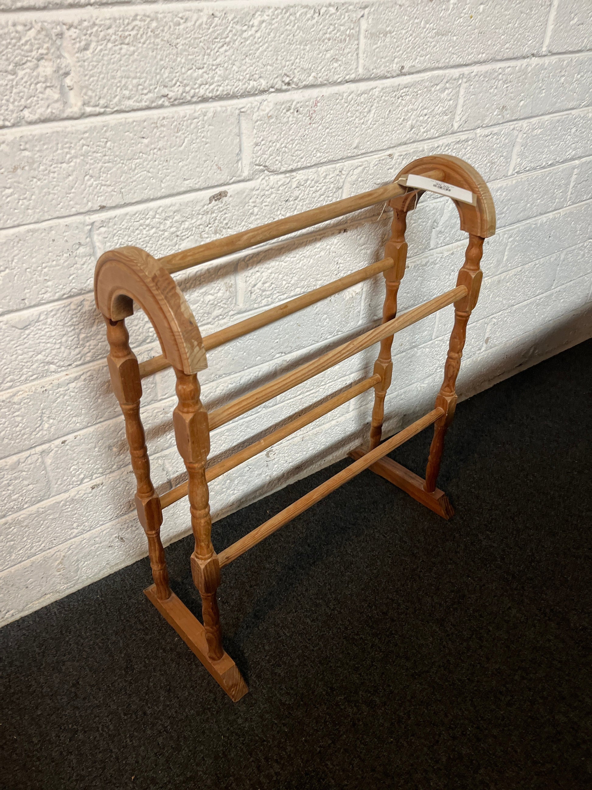 Pine framed towel rack  2225