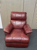 Switch High back brown leather recliner armchair 1126 2 image