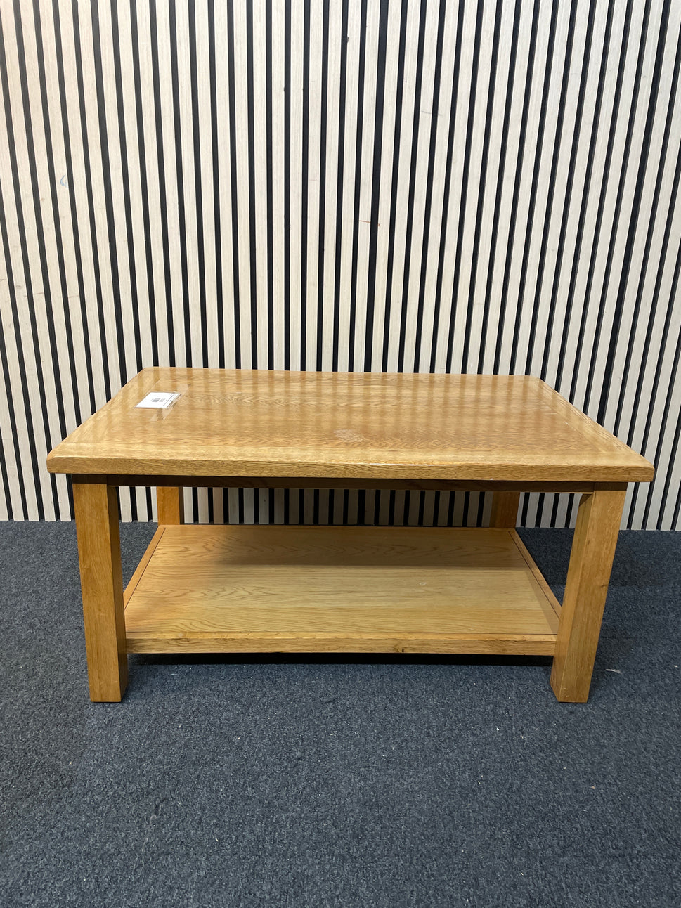 Oak low rectangular coffee table (H 45 x W 60 x D 90 cm) 2425
