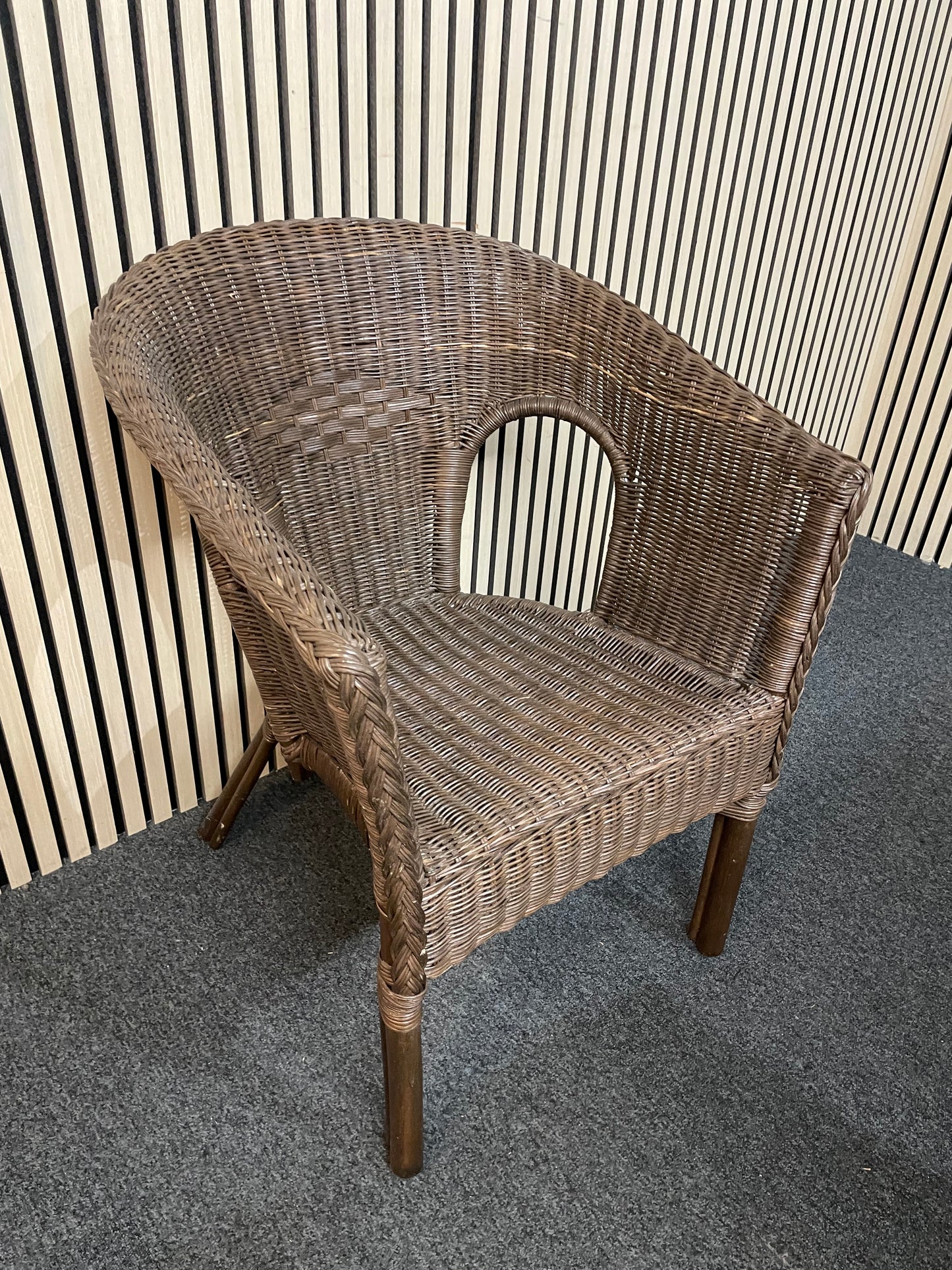 black rattan chair  4225